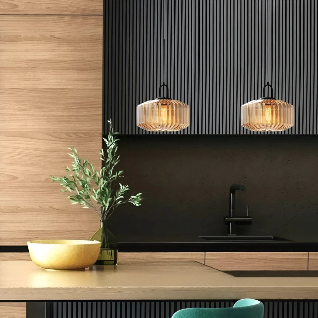 Mireta Retro Tinted Glass Pendant