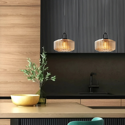 Mireta Retro Tinted Glass Pendant