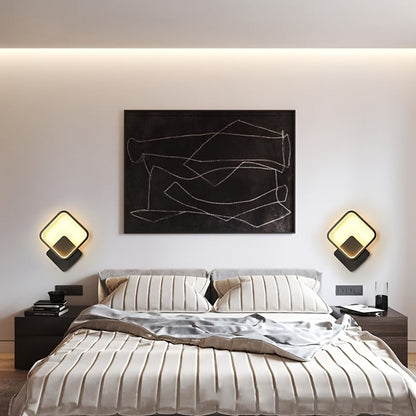 Modern Square LED Wall Lamp - Geometric Light