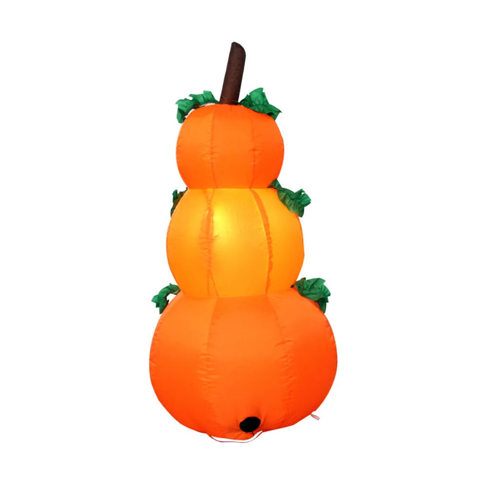 3.94ft LED Pumpkin Stack Inflatable