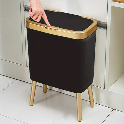15L Odour-Sealing Trash Can, Elevated Legs