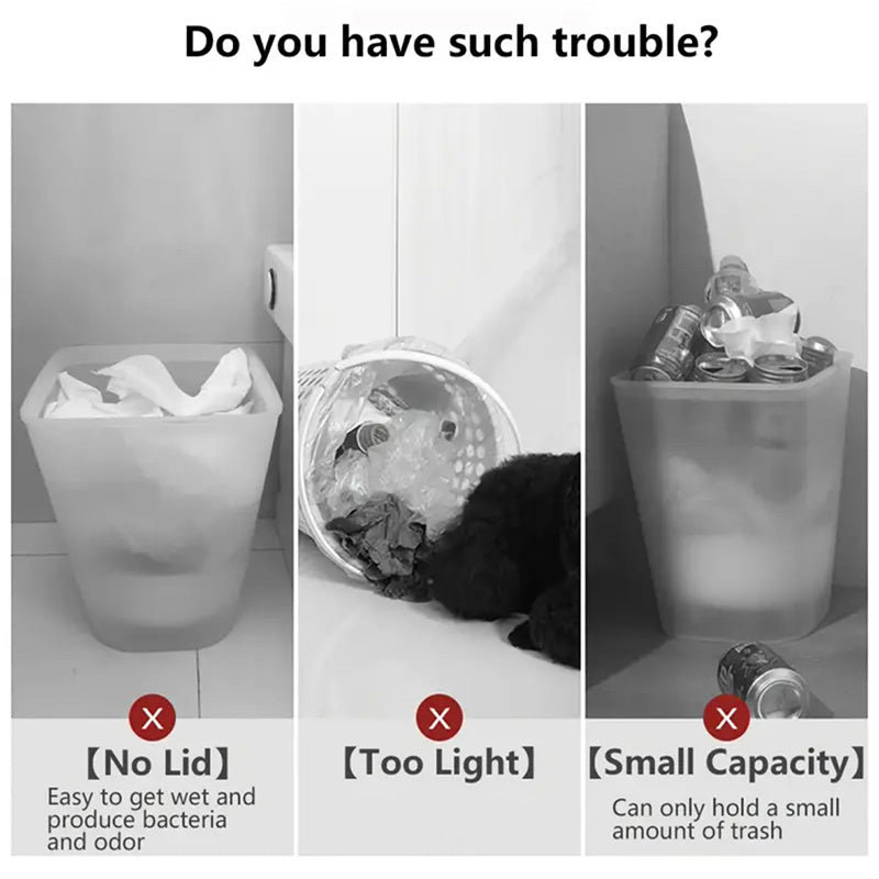 15L Odour-Sealing Trash Can, Elevated Legs