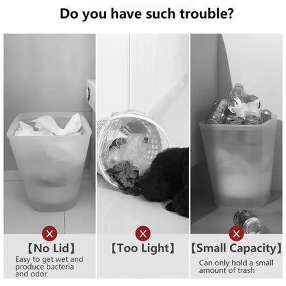 15L Odour-Sealing Trash Can, Elevated Legs
