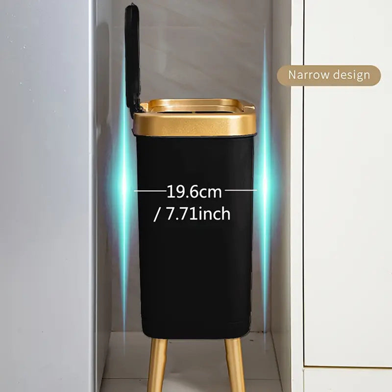 15L Odour-Sealing Trash Can, Elevated Legs