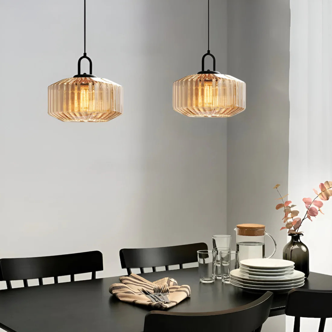 Mireta Retro Tinted Glass Pendant