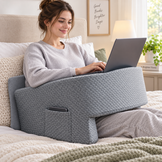 XL Memory Foam Bed Rest Lap Pillow