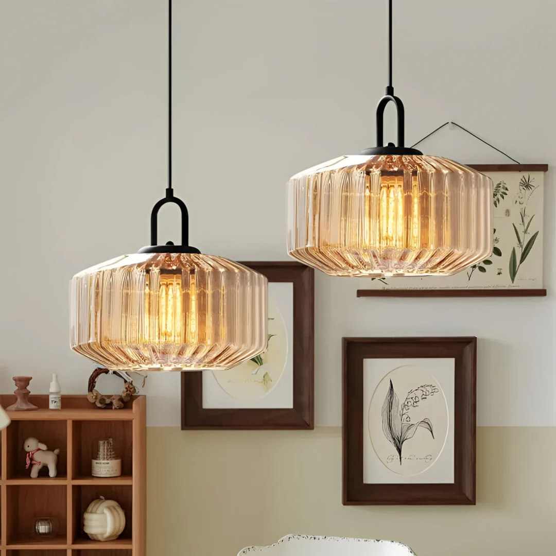 Mireta Retro Tinted Glass Pendant
