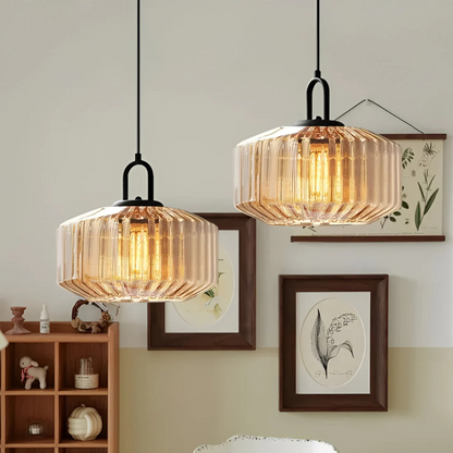 Mireta Retro Tinted Glass Pendant