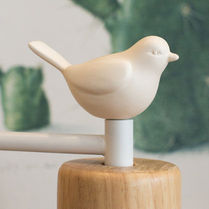 Wooden Bird Sconce Made for Bedtime Reading