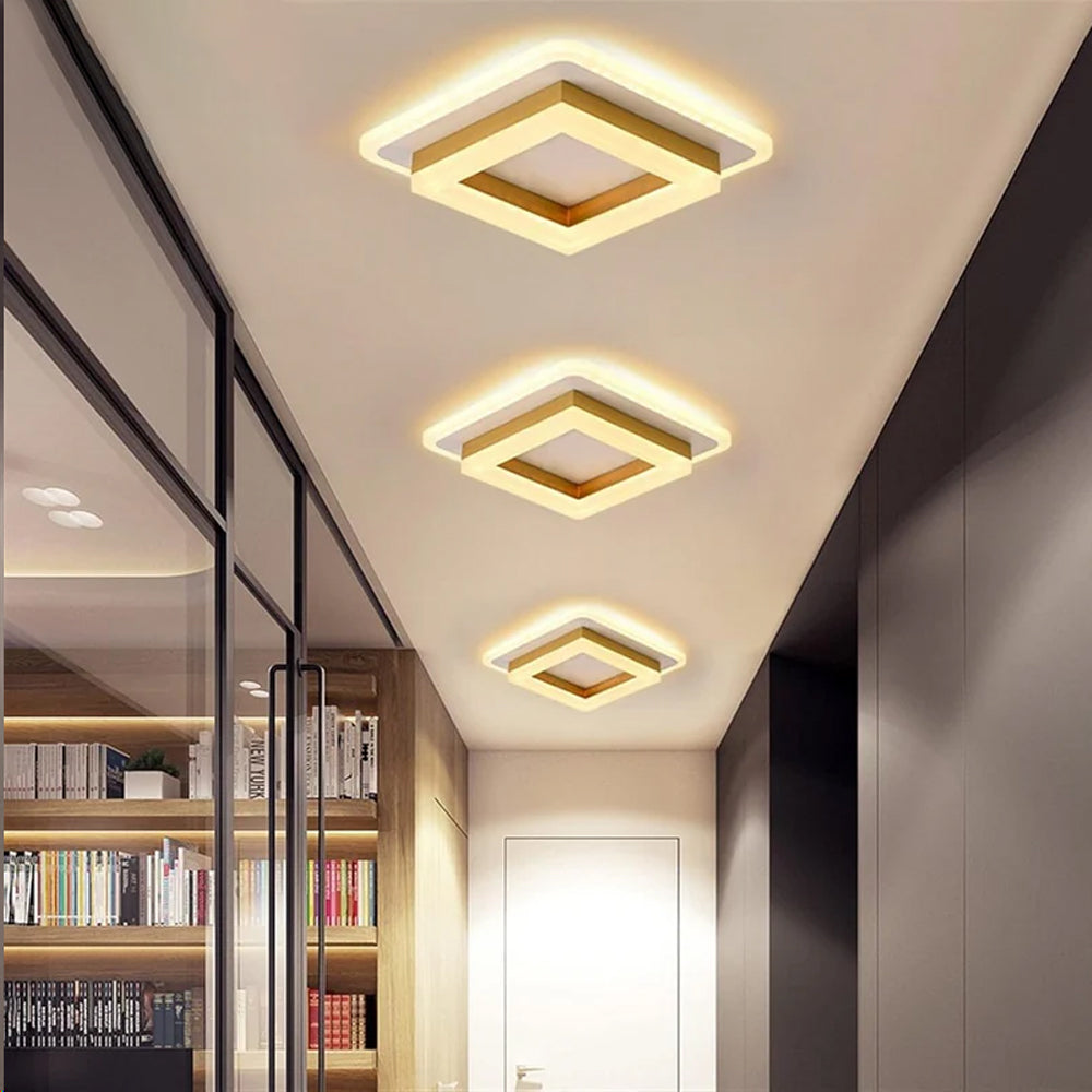 Square LED Flush Mount Ceiling Light