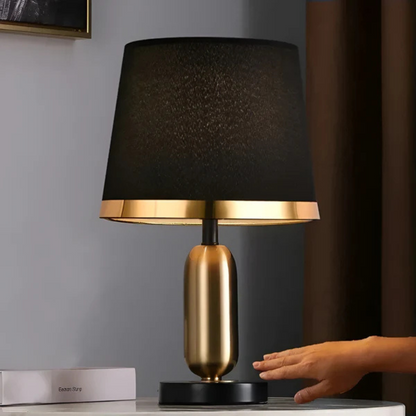 Vintage Black & Gold Table Lamp