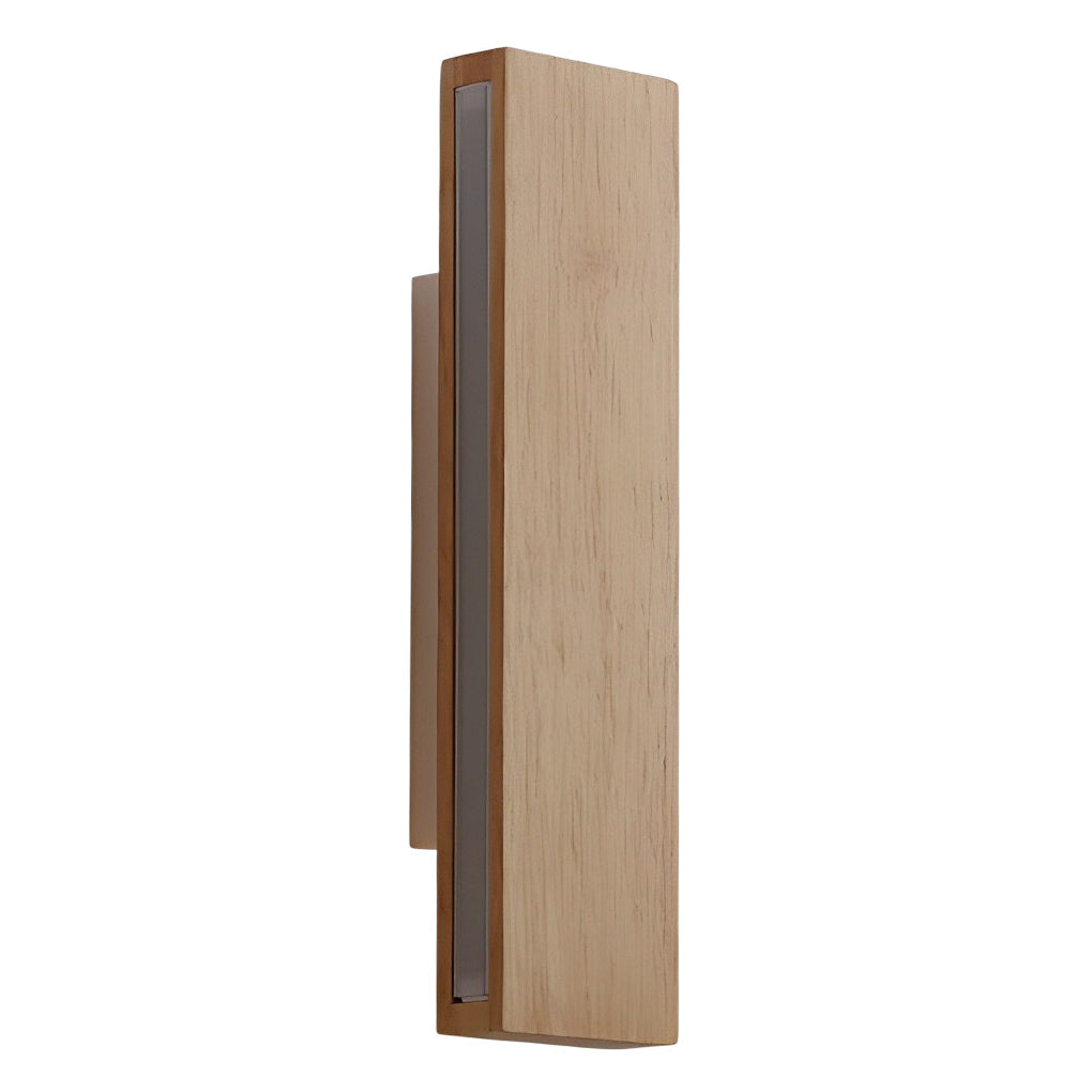 Ergové LED Wall Lamp Rotatable Wood Rectangular
