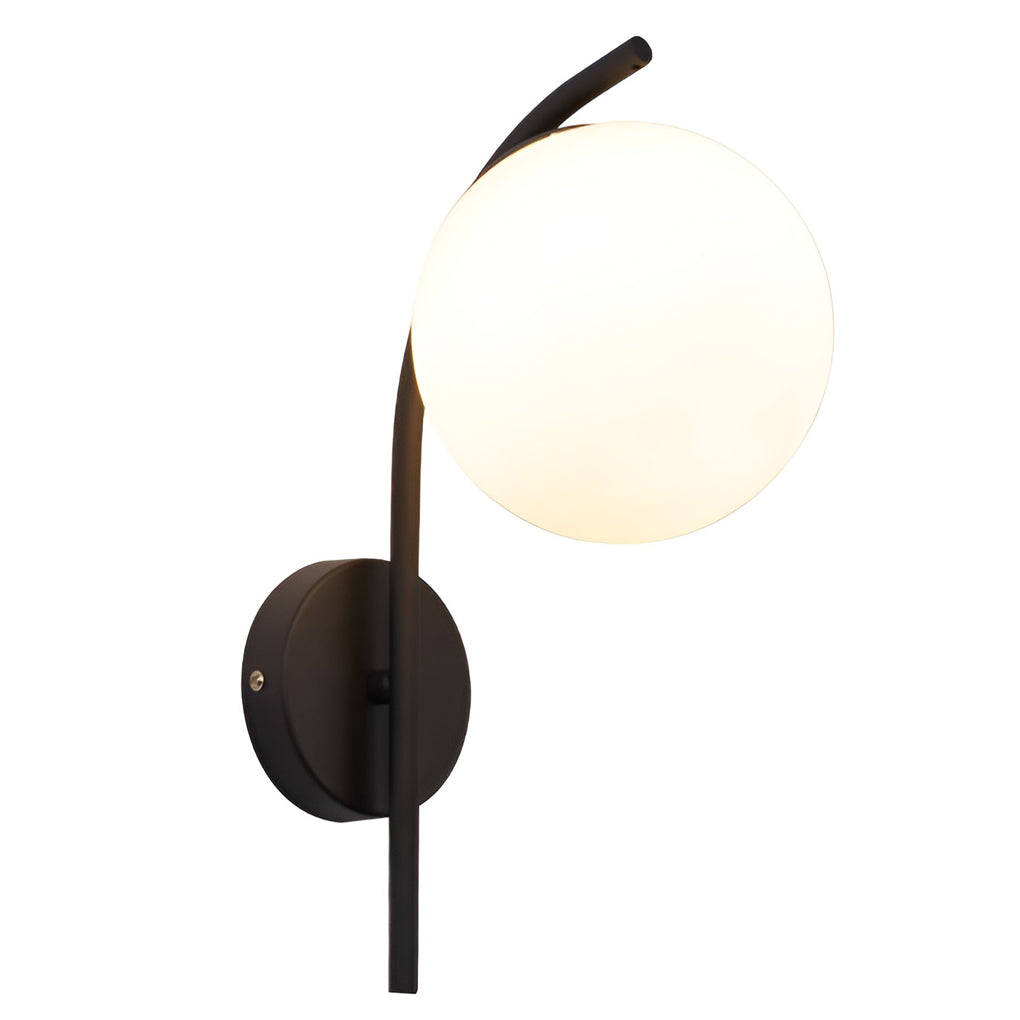 Ergové Glass Ball Wall Sconce LED Plug-In