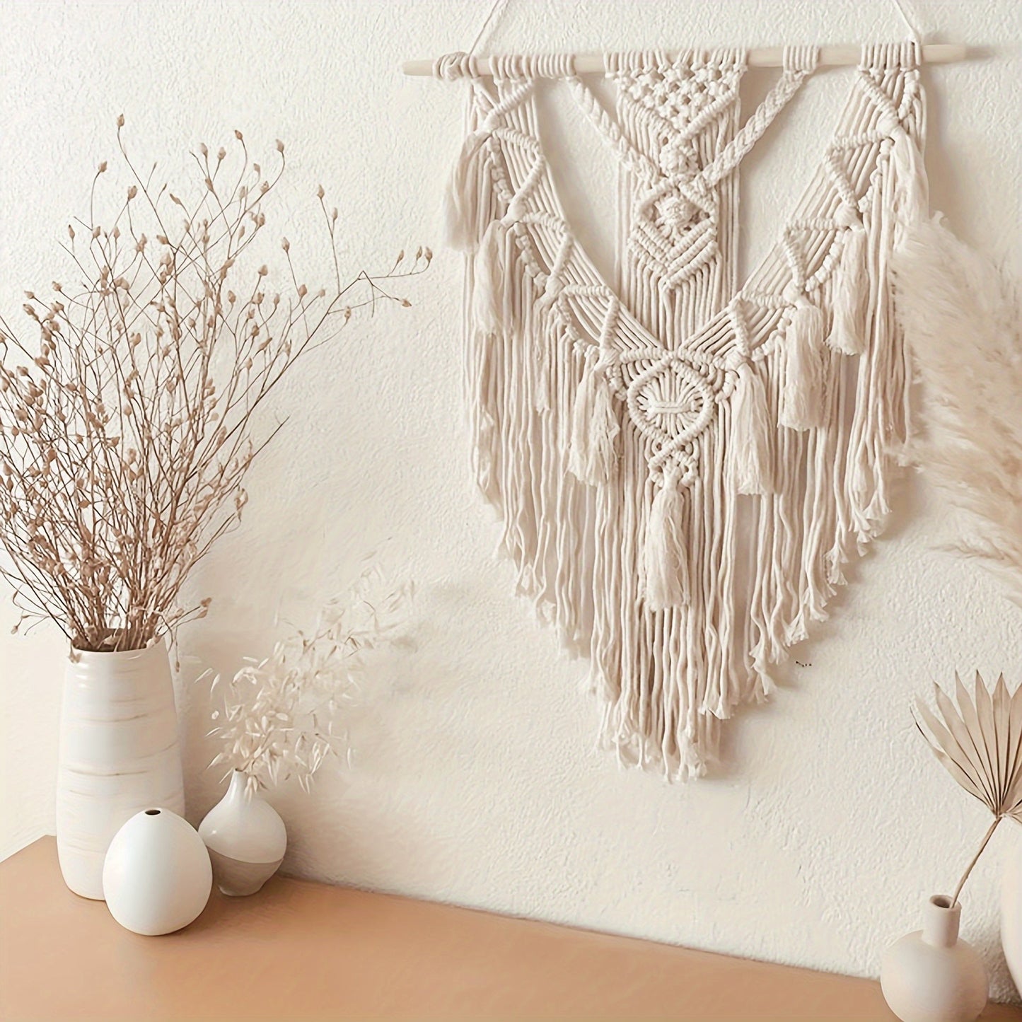 Handwoven Boho Macrame Wall Hanging