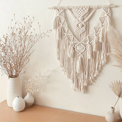 Handwoven Boho Macrame Wall Hanging