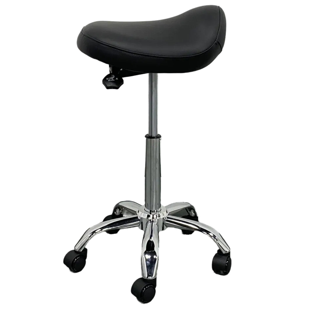 Heavy-Duty Saddle Stool with 500lb Capacity