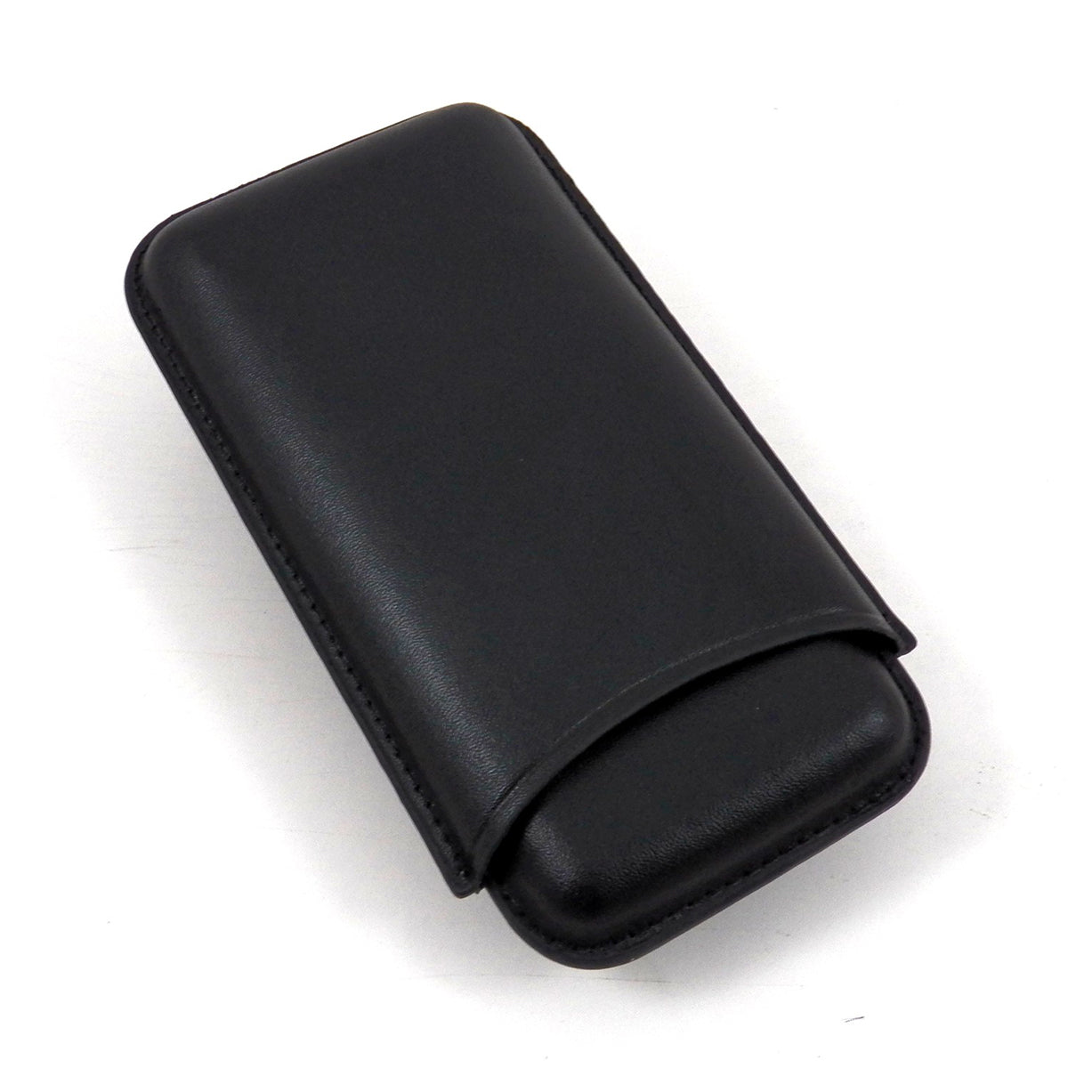 3-Cigar Leather Case with Cutter & Lighter