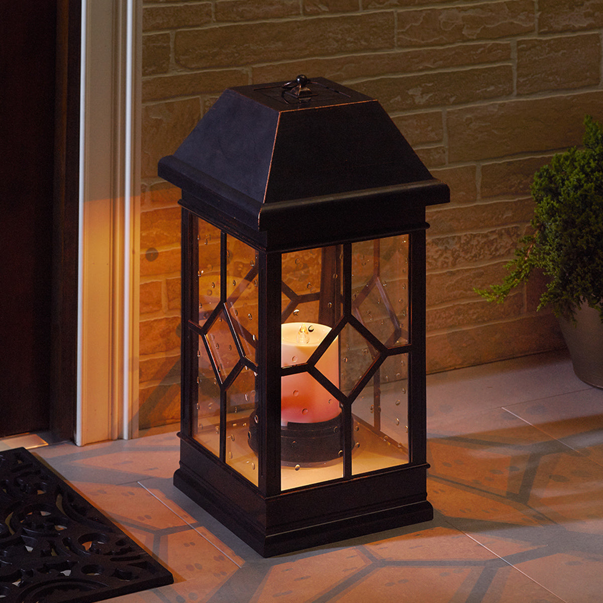 22'' Solar Powered Candle Lantern