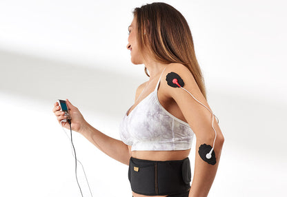 2-in-1 EMS Ab Toning & Massage Belt