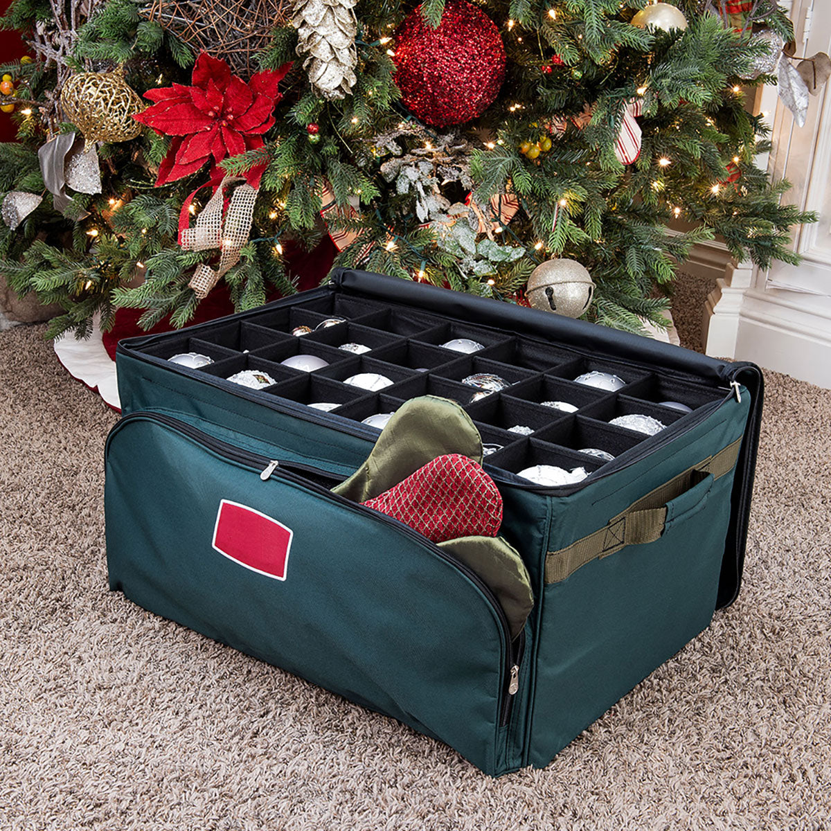 3-Tray Ornament Storage Bag, Holds 72