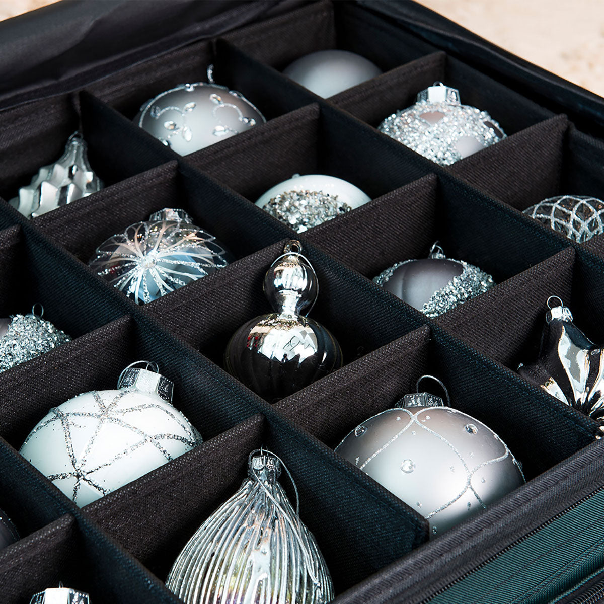 3-Tray Ornament Storage Bag, Holds 72