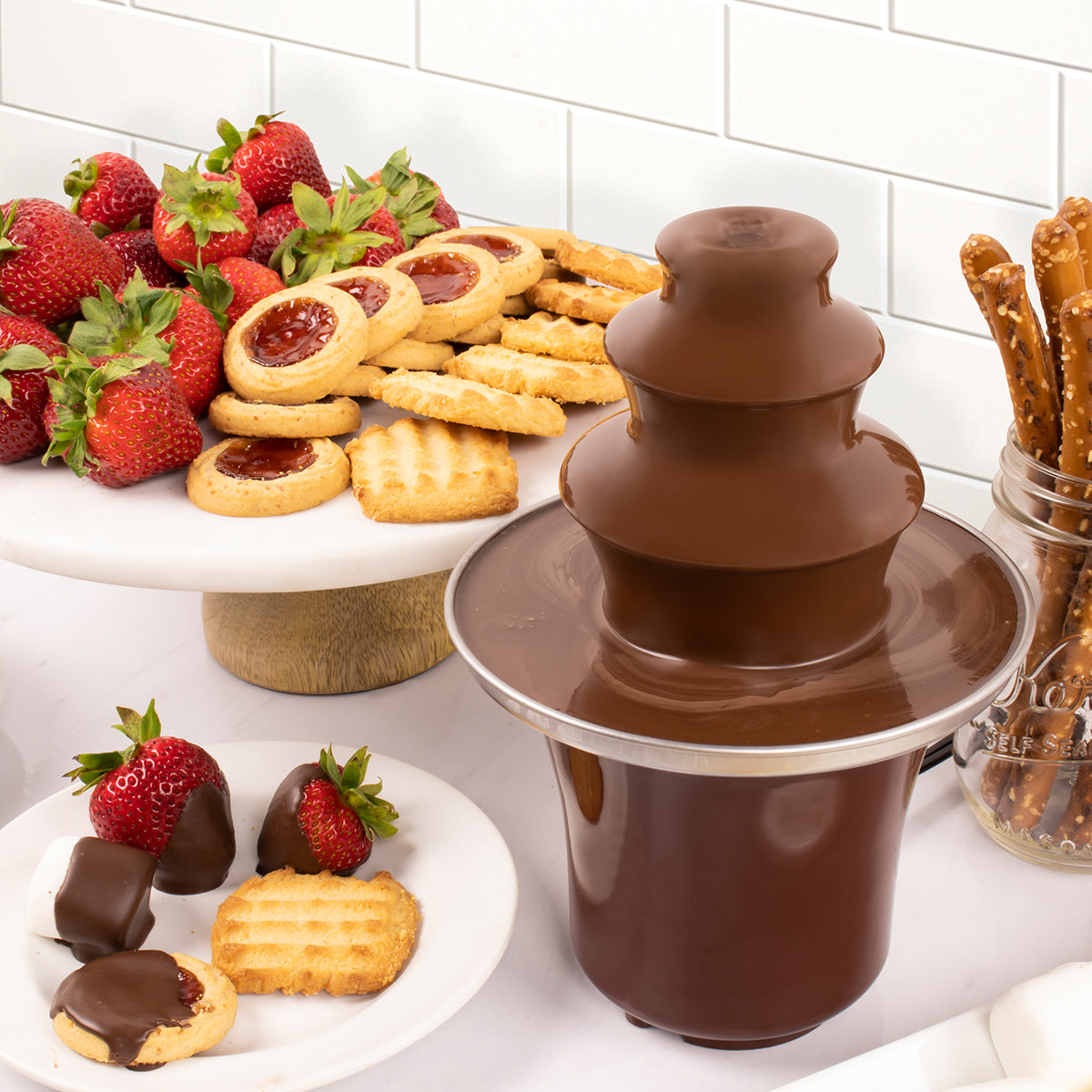 3-Tier Chocolate Fondue Tower