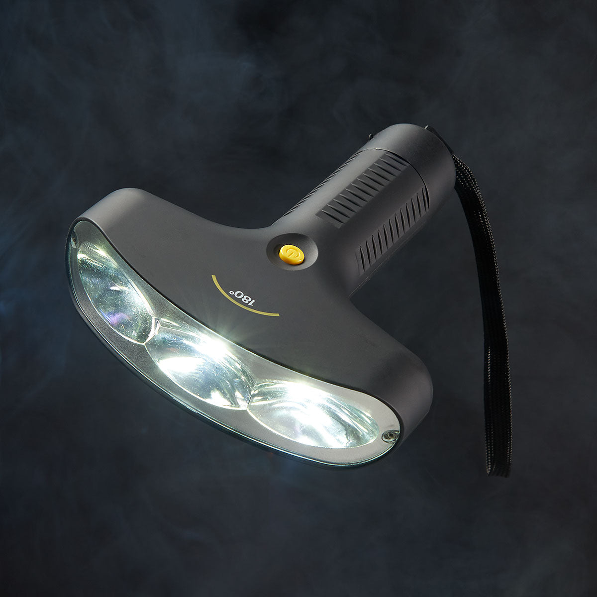 180-Degree Flashlight, Triple LED Beam