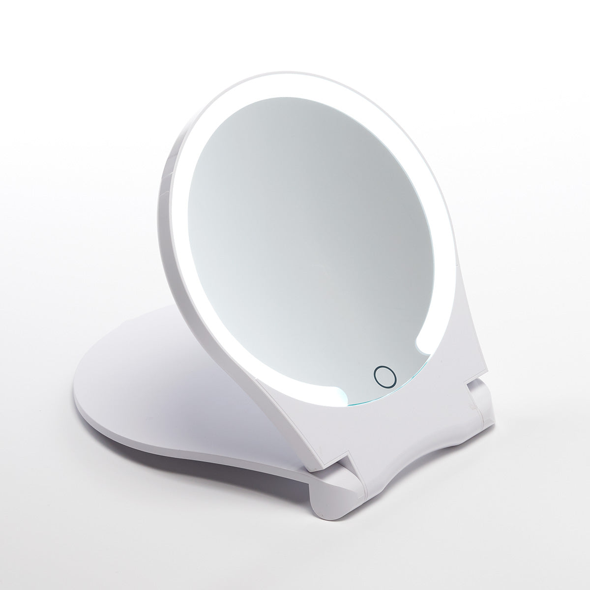 Sharper Image 10X Lighted Travel Mirror