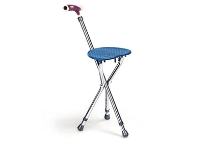 3-in-1 Walking Cane with Seat & Light