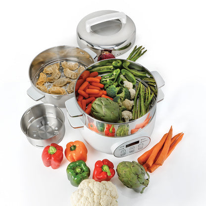 2-Tier Electric Food Steamer