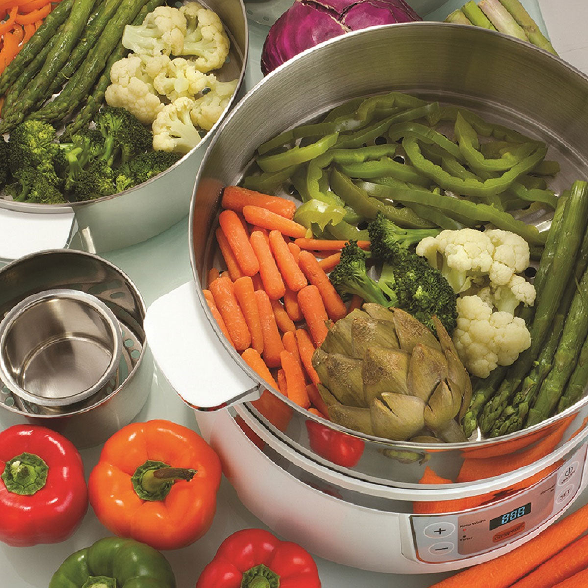 2-Tier Electric Food Steamer