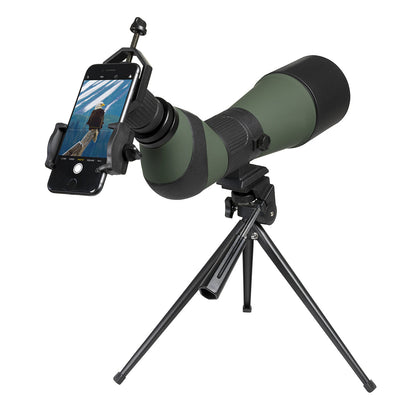 20x-60x Spotting Scope + Smartphone Adapter