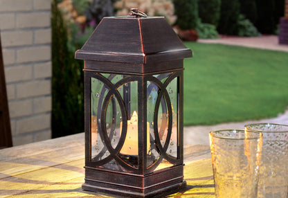 15'' Solar Powered Candle Lantern