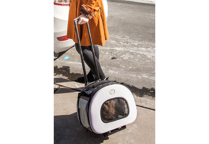Tough-Shell Wheeled Pet Carrier