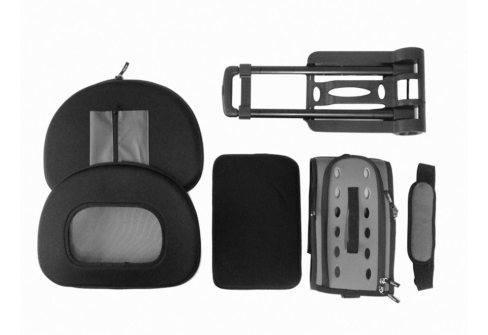 Tough-Shell Wheeled Pet Carrier