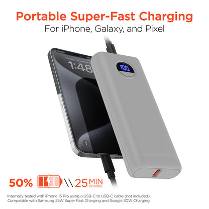 Fast Charge Power Bank with Digital Display