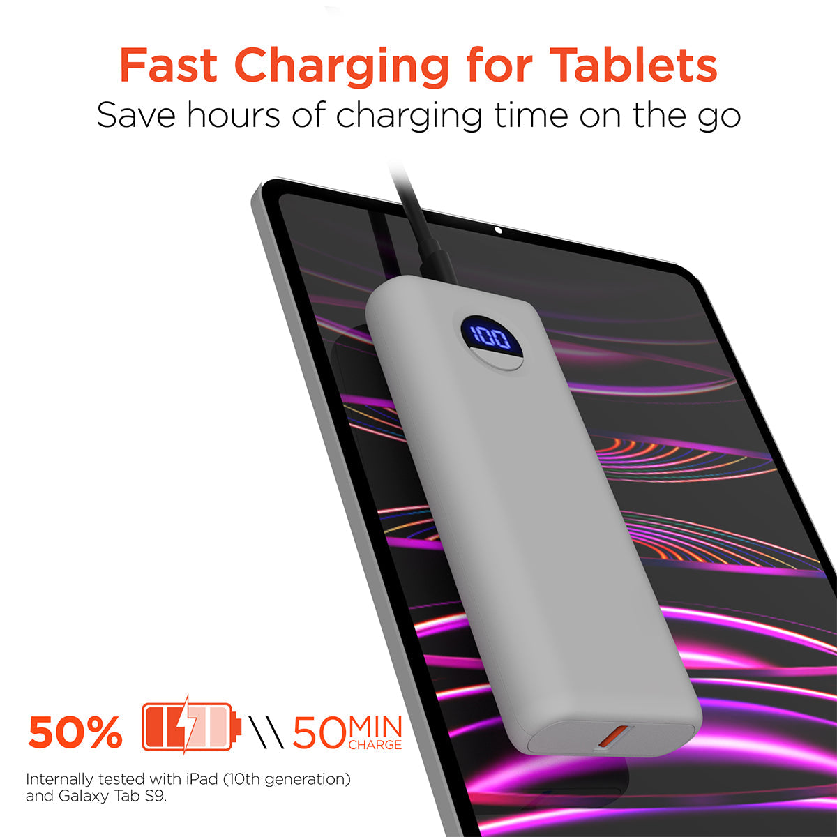 Fast Charge Power Bank with Digital Display