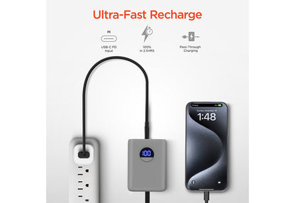 Fast Charge Power Bank with Digital Display