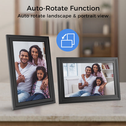 10" Smart Digital Photo Frame with Touchscreen