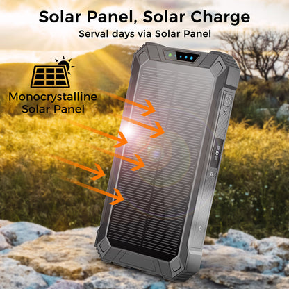 20000mAh Solar Wireless Power Bank