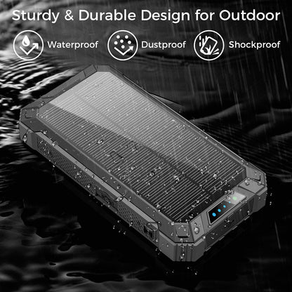20000mAh Solar Wireless Power Bank