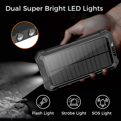 20000mAh Solar Wireless Power Bank