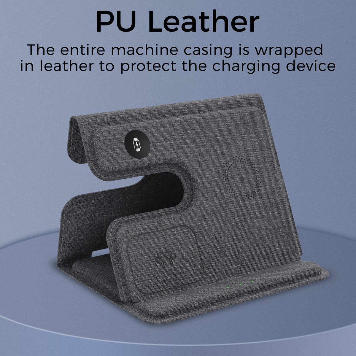 Foldable 3-in-1 Wireless Charging Stand