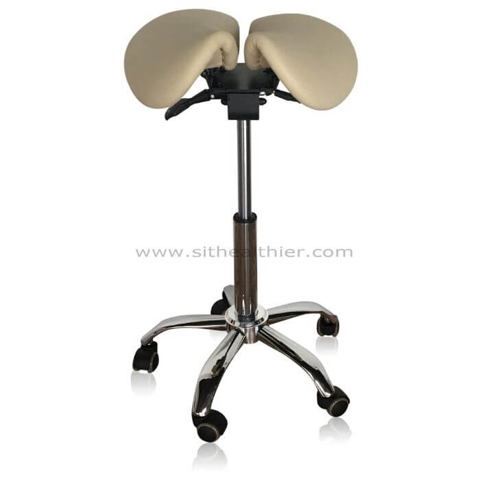 Saddle Style Split Seat Ergonomic Chair