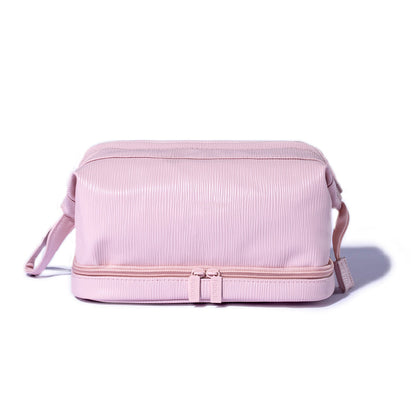 2-in-1 Travel Makeup Case & Brush Organizer