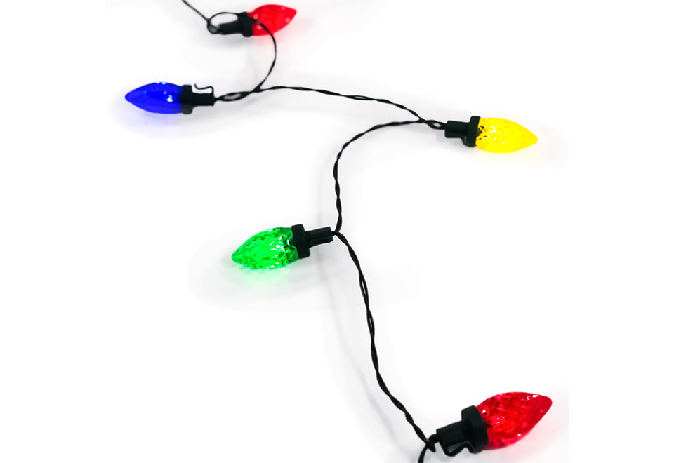 100-LED Vintage C7 Battery String Lights