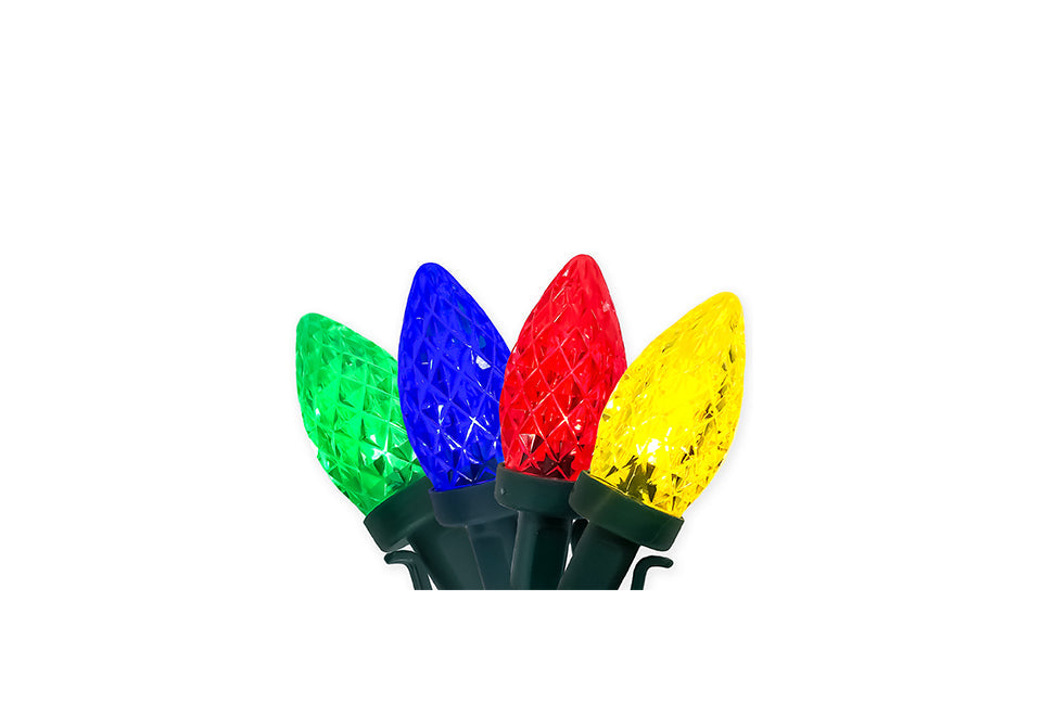 100-LED Vintage C7 Battery String Lights