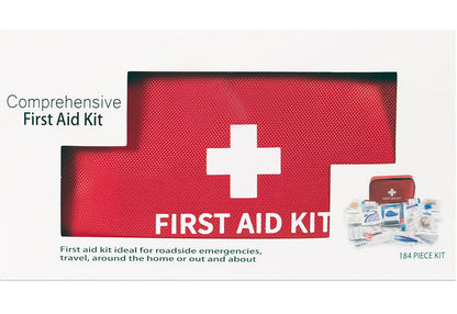 184-Piece First Aid Kit for Home & Travel