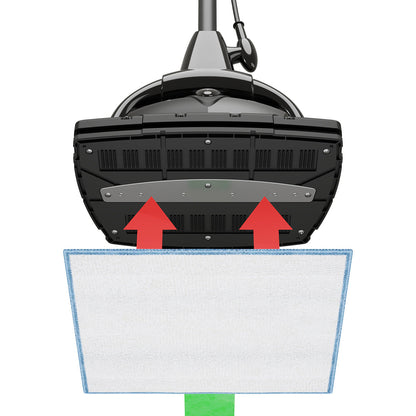 Washable Microfiber Steam Mop Pads, 2-Pk