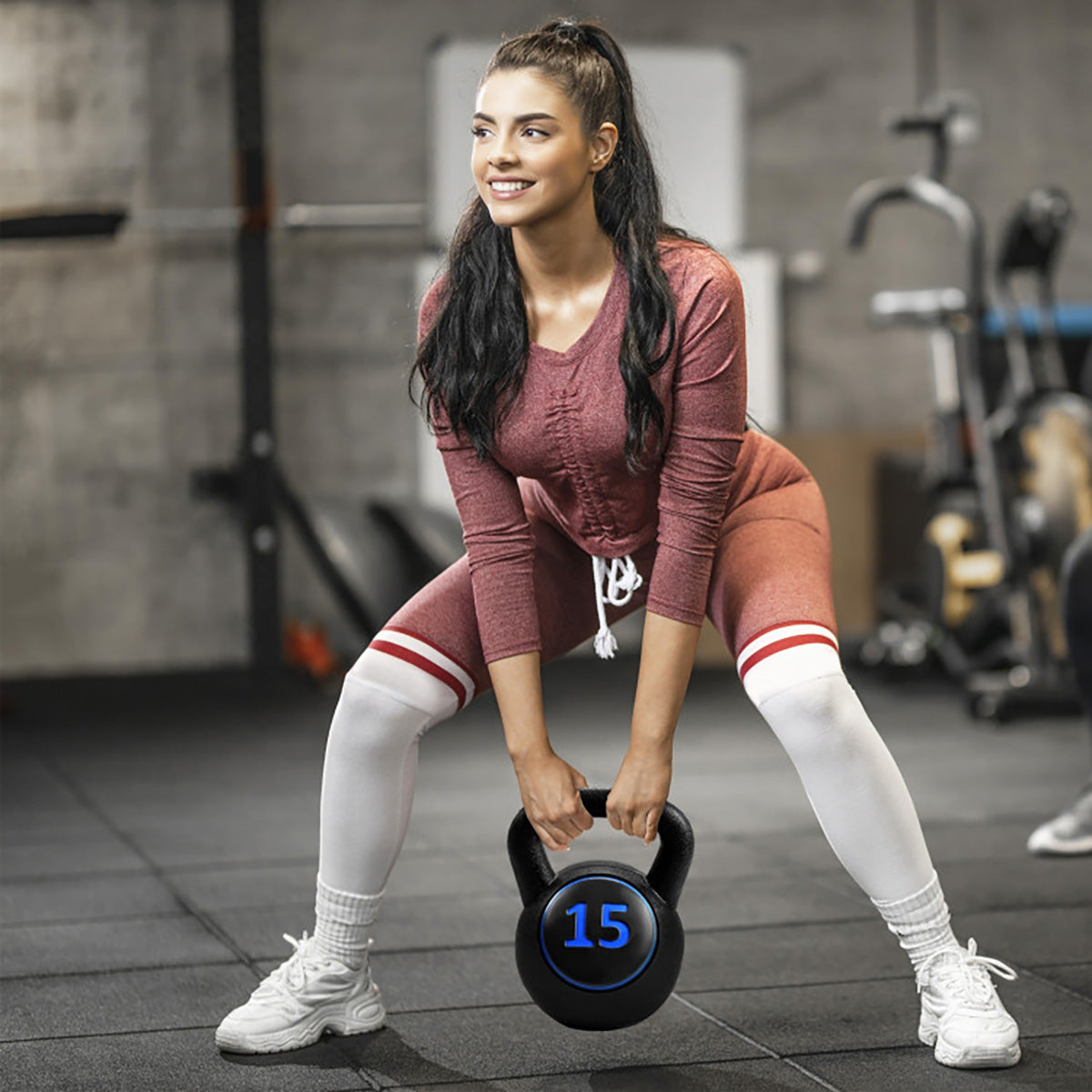 3-Piece Kettlebell Set: 5, 10 & 15 lbs